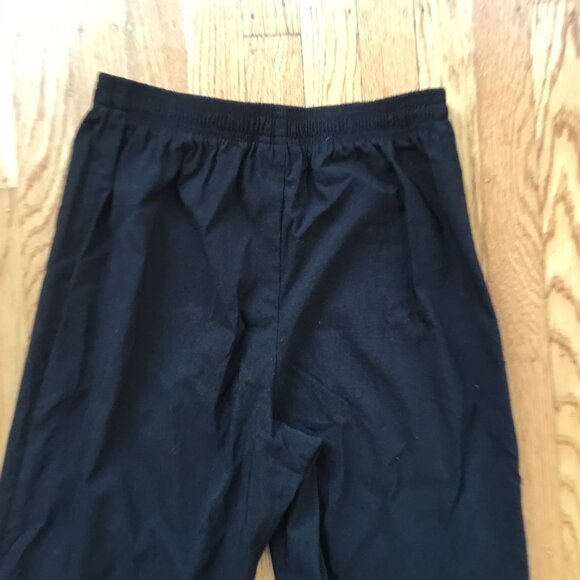 Vintage A La Mode by Xiao Black Rayon Nylon Pants M - Picture 4 of 5